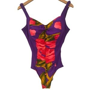 The Slim Suit Womens Vintage One Piece Swimsuit